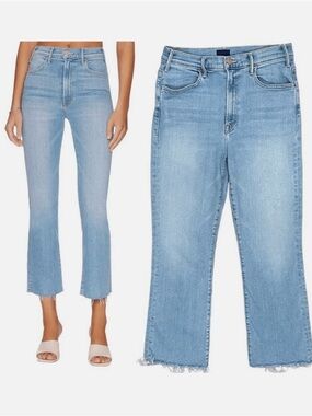 Mother Denim the Hustler Ankle Fray In High Life